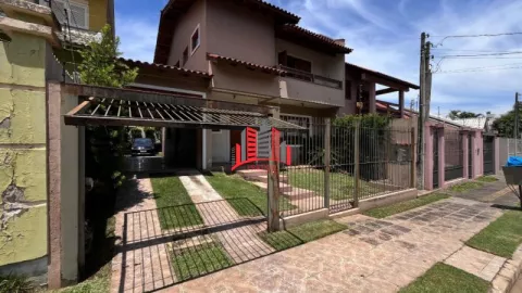 Sobrado para alugar com 3 dormitórios, suíte e churrasqueira no Estância Velha – Canoas